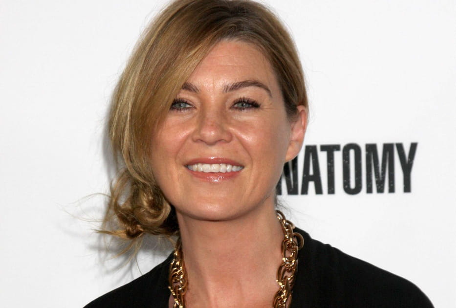 Le chignon bas d'Ellen Pompeo