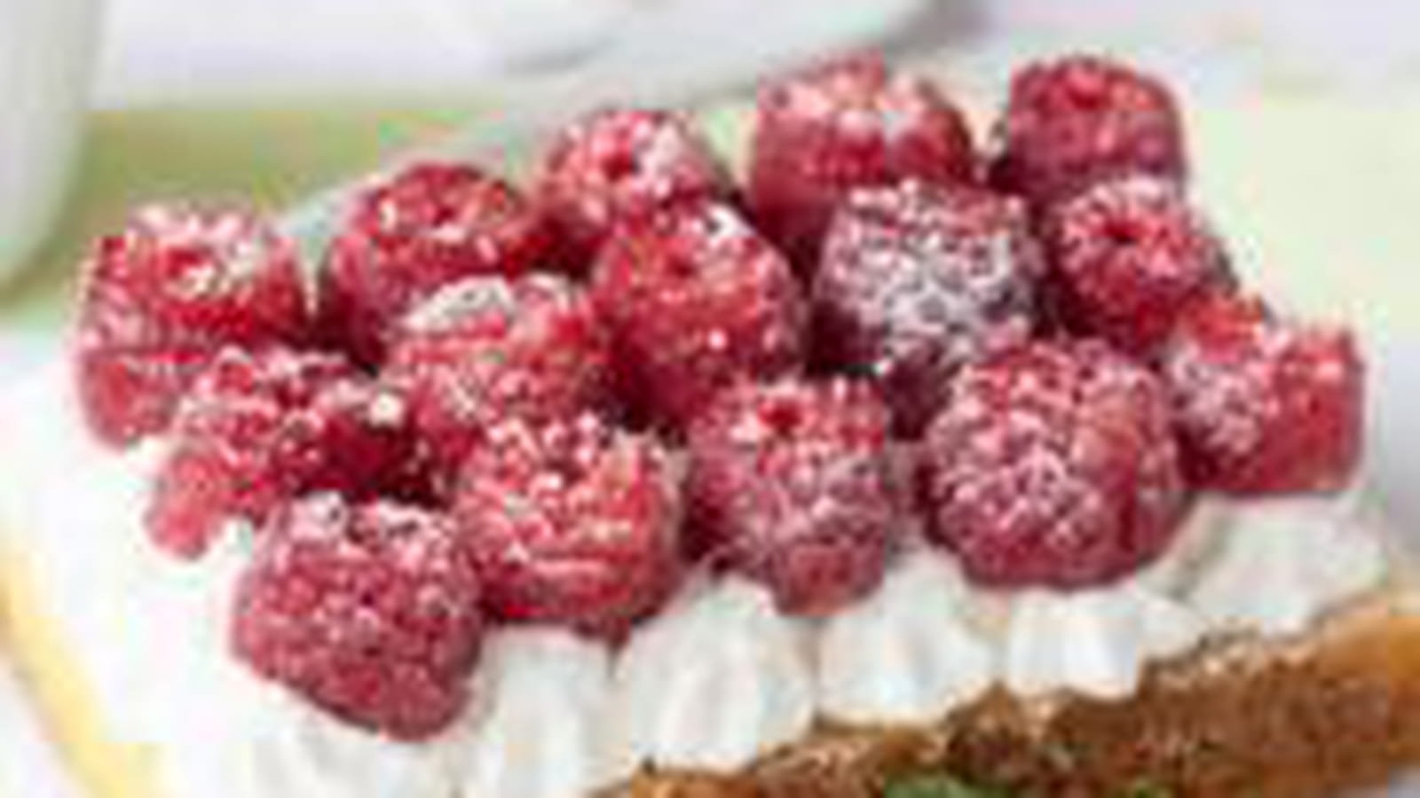 Tarte à la framboise