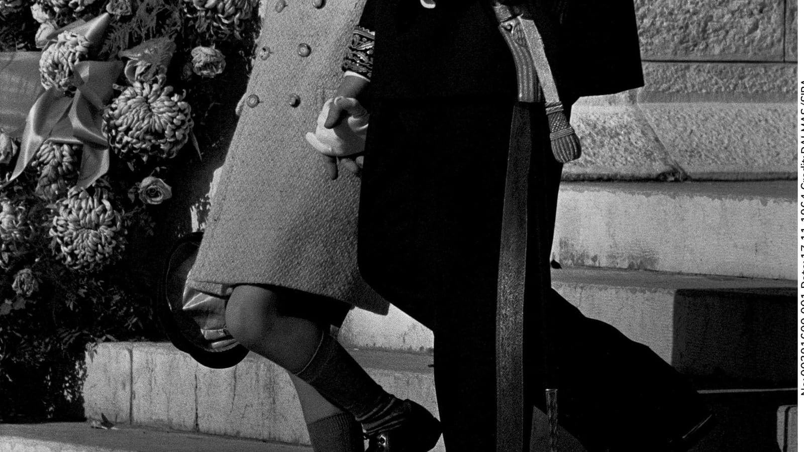 Avec son père Rainier III en 1964 