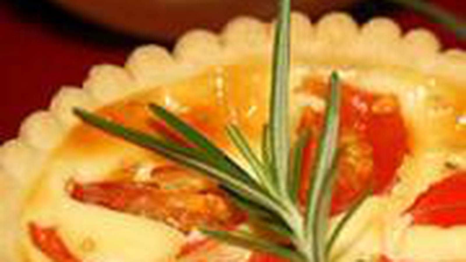 Tartelettes aux tomates cerise, philadelphia et origan