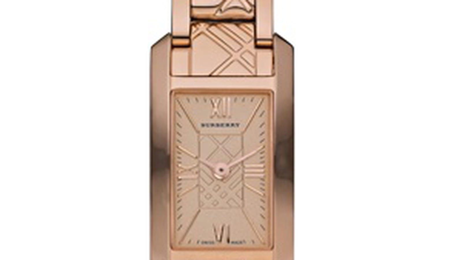 Montre or rose de Burberry