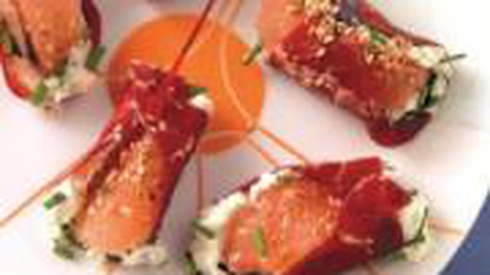 Bouchées de jambon cru