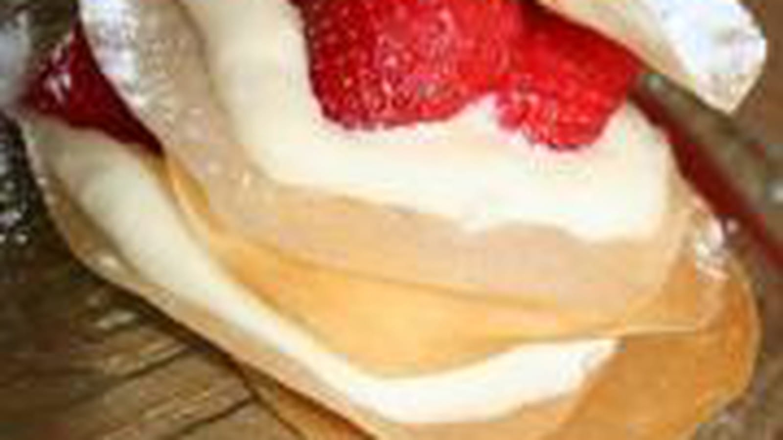Craquant aux fraises avec sa crème mascarpone