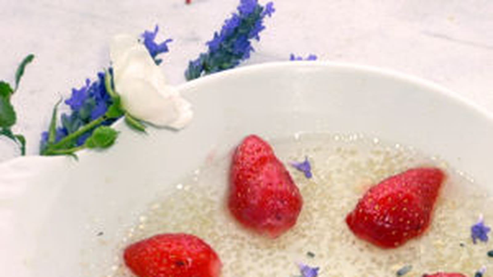 Fraises en gelée