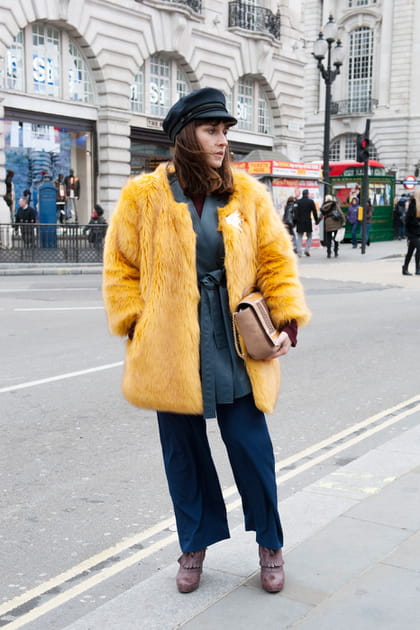 Street style &agrave; Londres : la casquette de marin