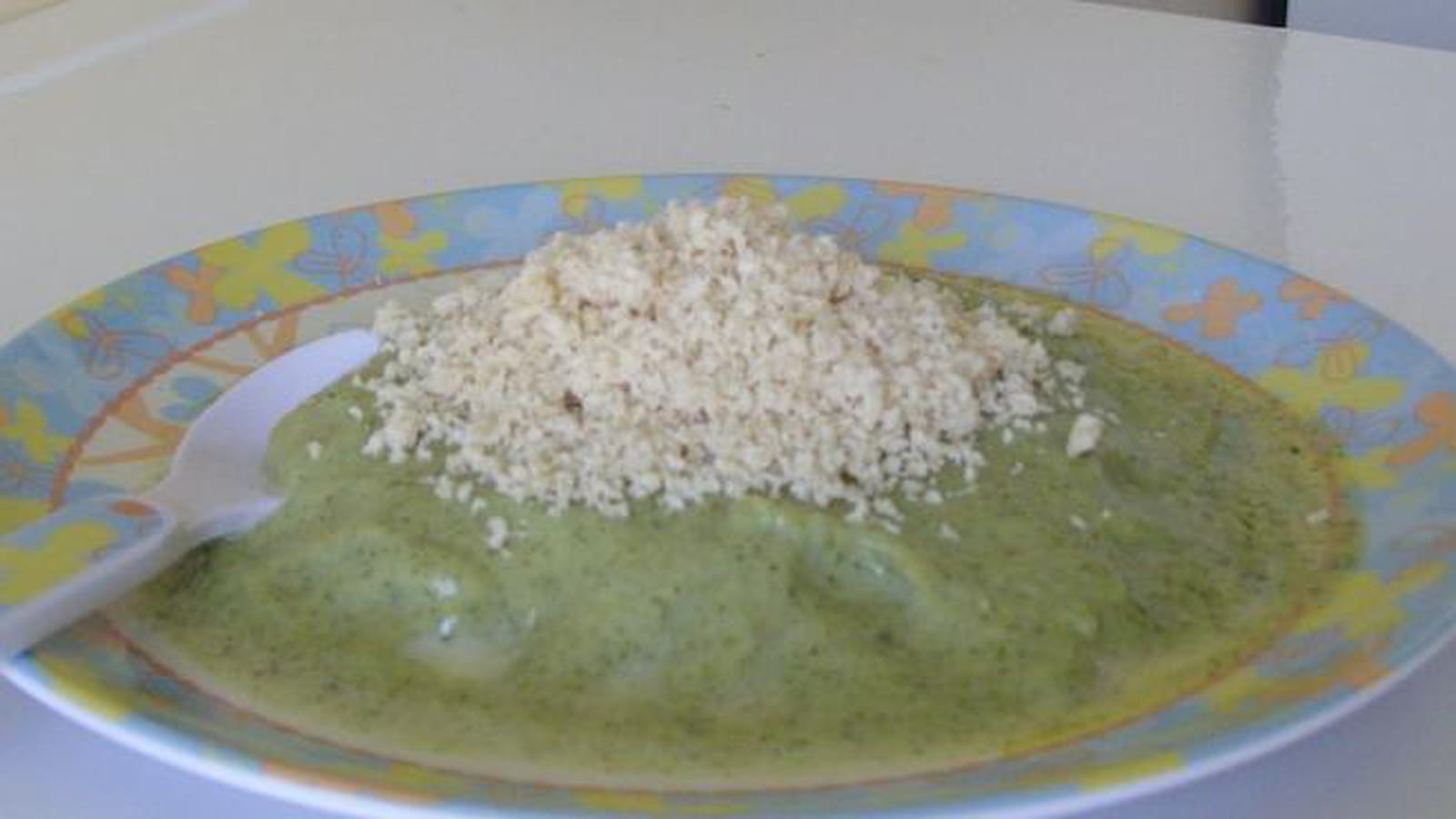 Crème de brocolis au poulet