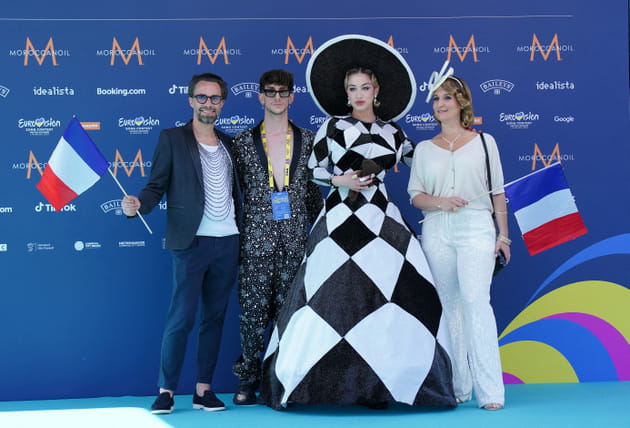 La Zarra et la délégation française à Liverpool