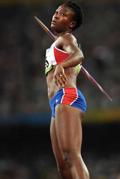 L'athl&egrave;te Antoinette Nana-Djimou &agrave; P&eacute;kin en 2008