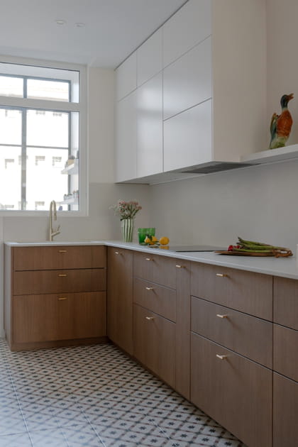 Apr&egrave;s&nbsp;: une jolie cuisine avec plein de rangements