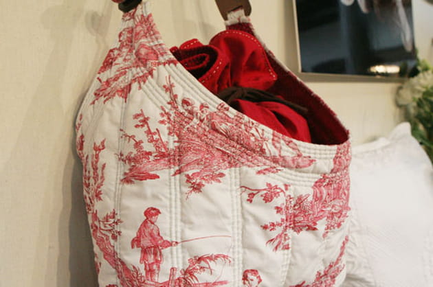 Sac en toile de Jouy