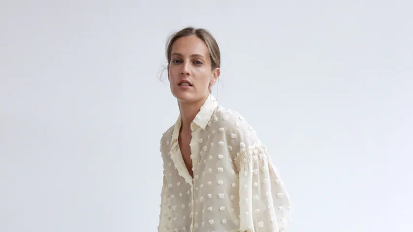 Blouse à pois