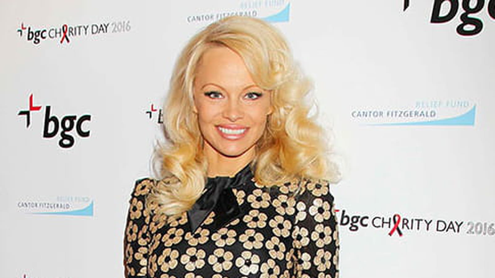 Pamela Anderson le 12 septembre 2016