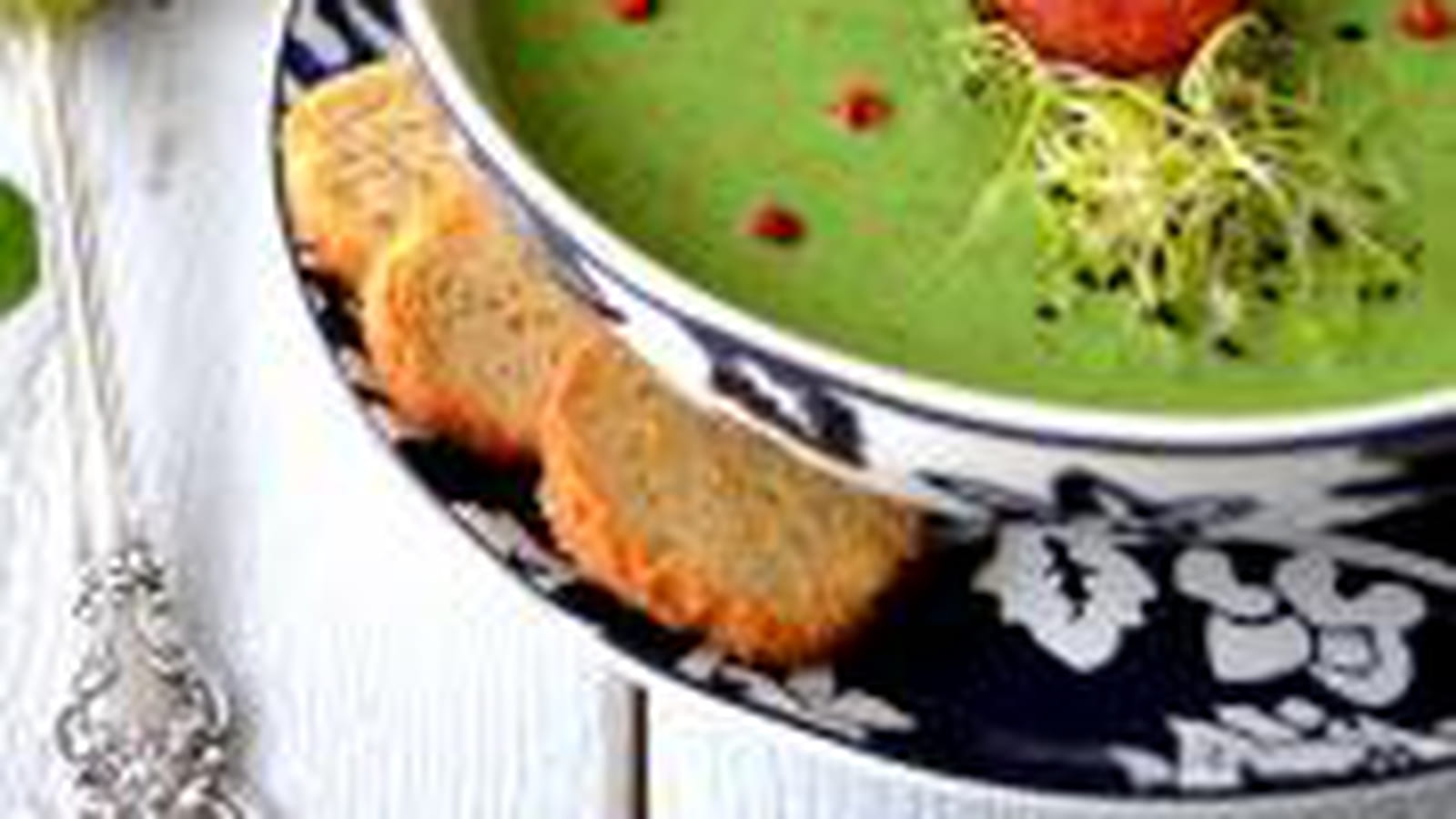 Soupe au cresson et chorizo