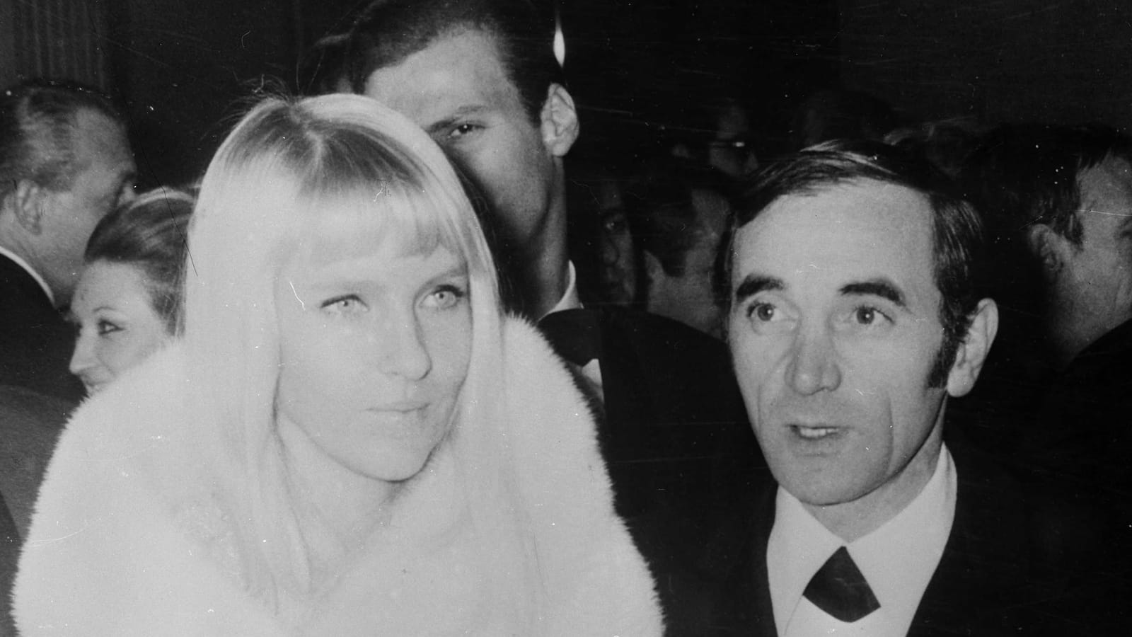 Charles Aznavour et Ulla Thorsell 