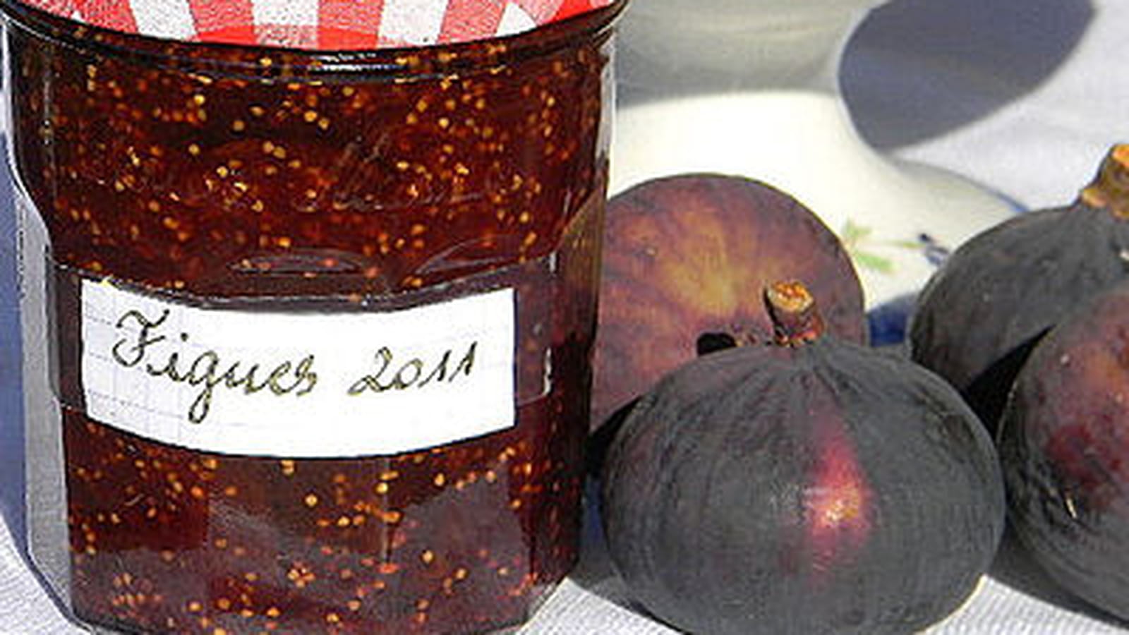 Confiture de figues au citron