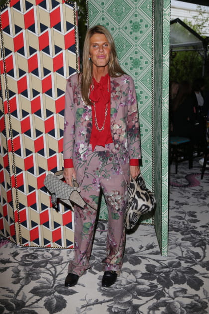 Anna Dello Russo au d&eacute;fil&eacute; Gucci