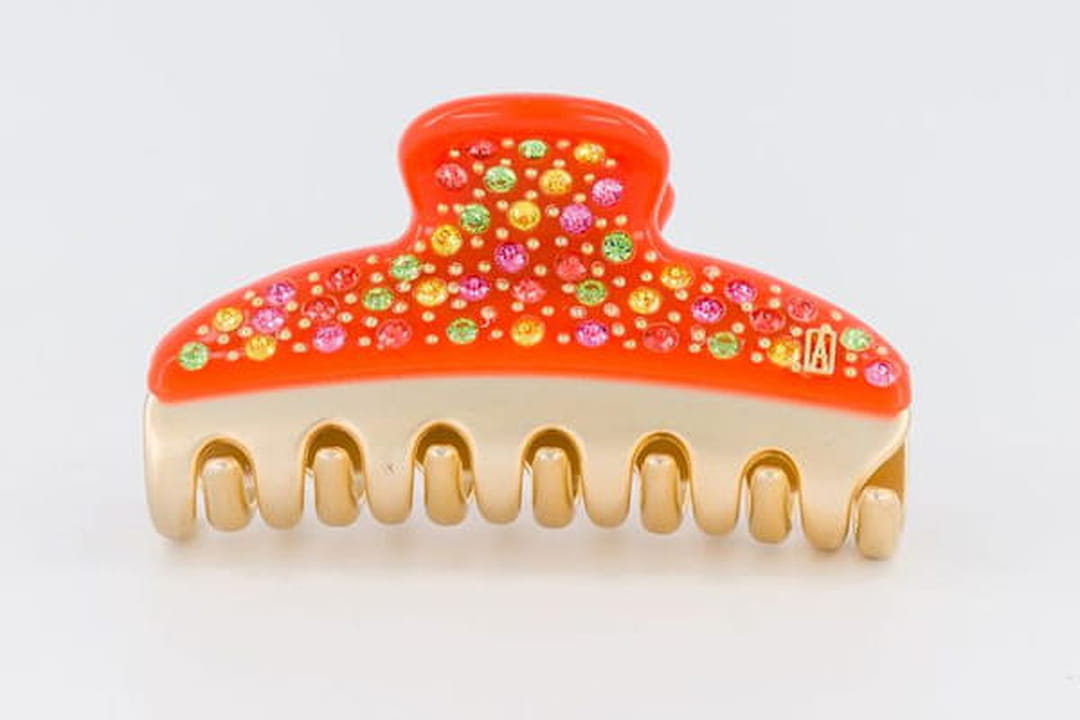 Pince à Cheveux Alexandre De Paris - Modèle Marbré, 9 Cm - Neuf Avec étiquettes - Barrette élégante