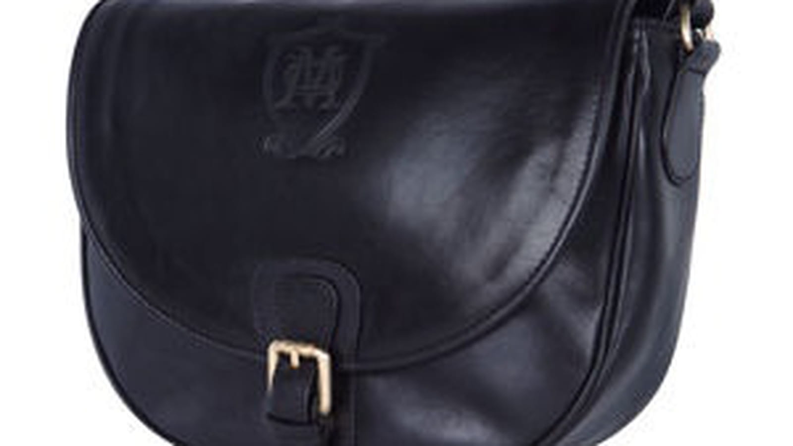 Sac rabat en cuir de Massimo Dutti