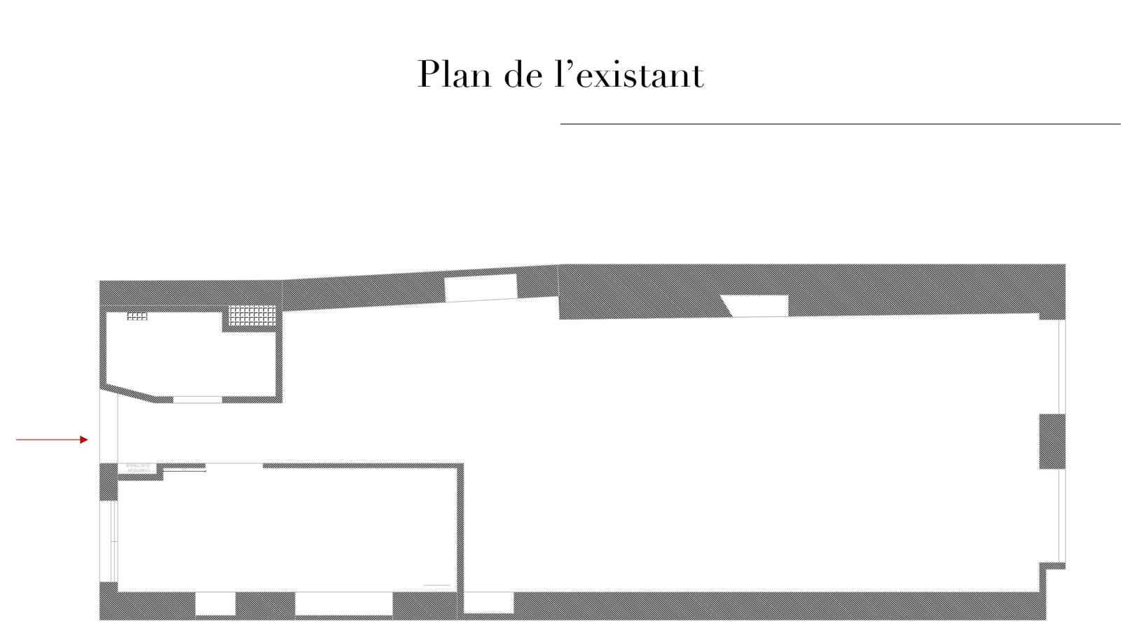 Plan existant