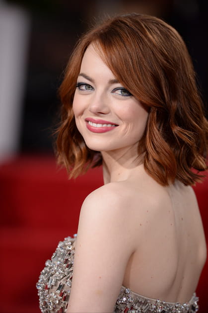 Emma Stone et son carr&eacute; flou