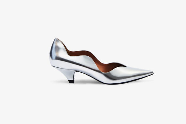 Escarpins ondul&eacute;s de Proenza Schouler