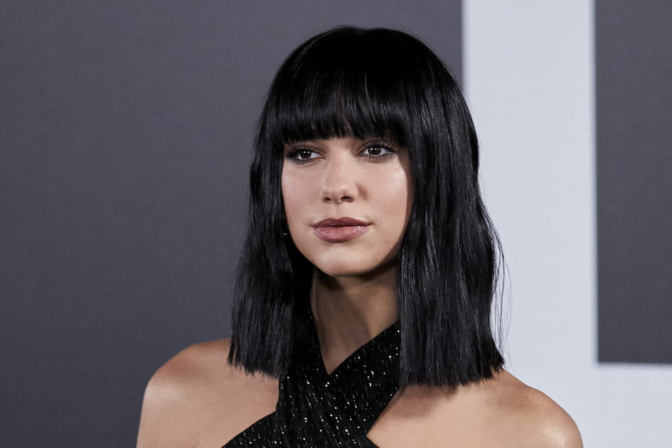 La frange rideau de Dua Lipa