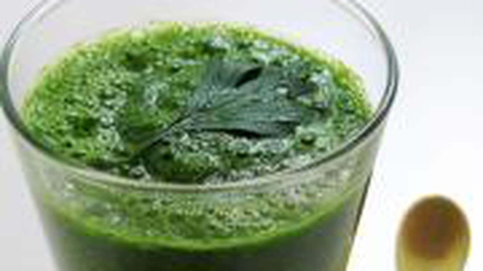 Jus de persil et concombre