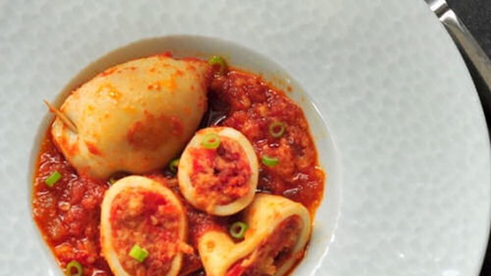 Calamars farcis à la portugaise