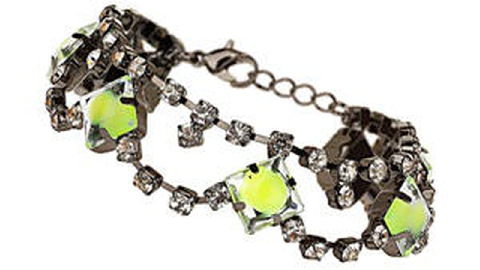 Bracelet avec pierres fluo de Topshop