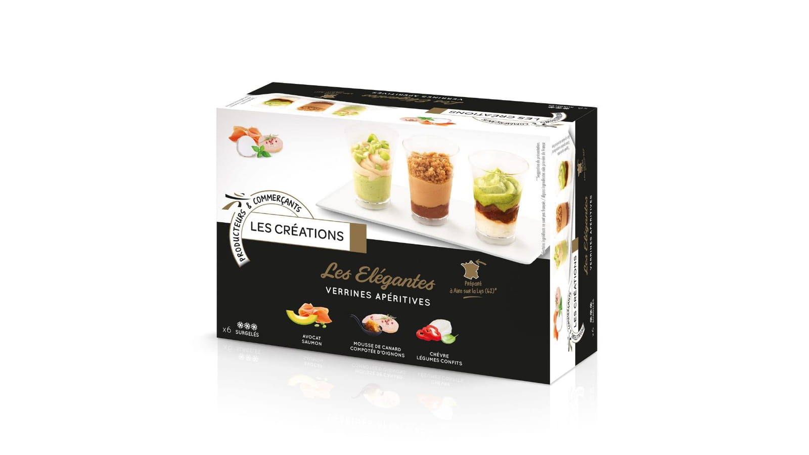 Les verrines apéritives Intermarché 