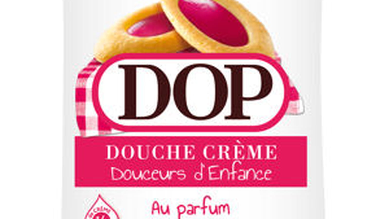 Douche Crème au parfum des barquettes à la framboise de Dop