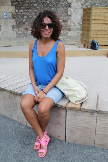 Street looks Paris Plages 2014&nbsp;: Fatima, fluo