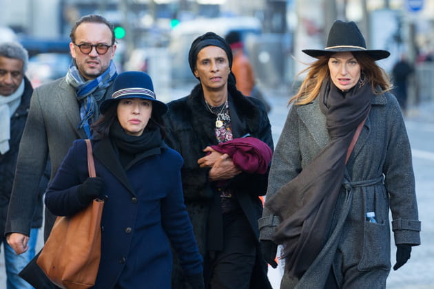 Vincent Perez et le groupe Brigitte