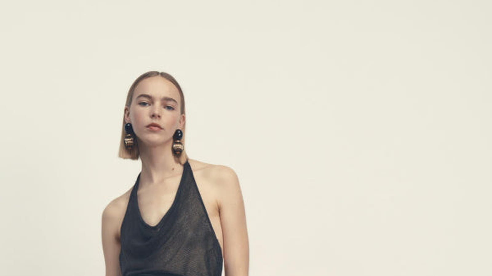 Jupe en velours Zara 