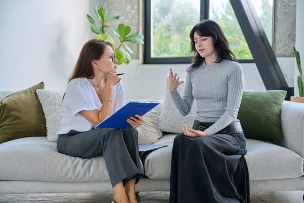 femme consultation de psychologie misophonie