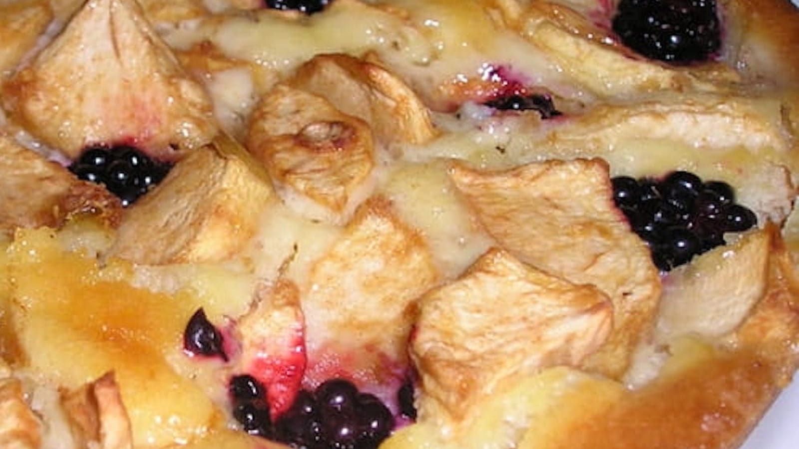 Tarte aux fruits à la frangipane