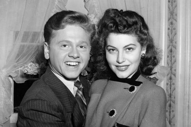 Mickey Rooney et Ava Gardner