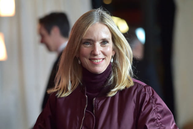 L&eacute;a Drucker au d&icirc;ner des nomm&eacute;s des C&eacute;sar au Fouquet's