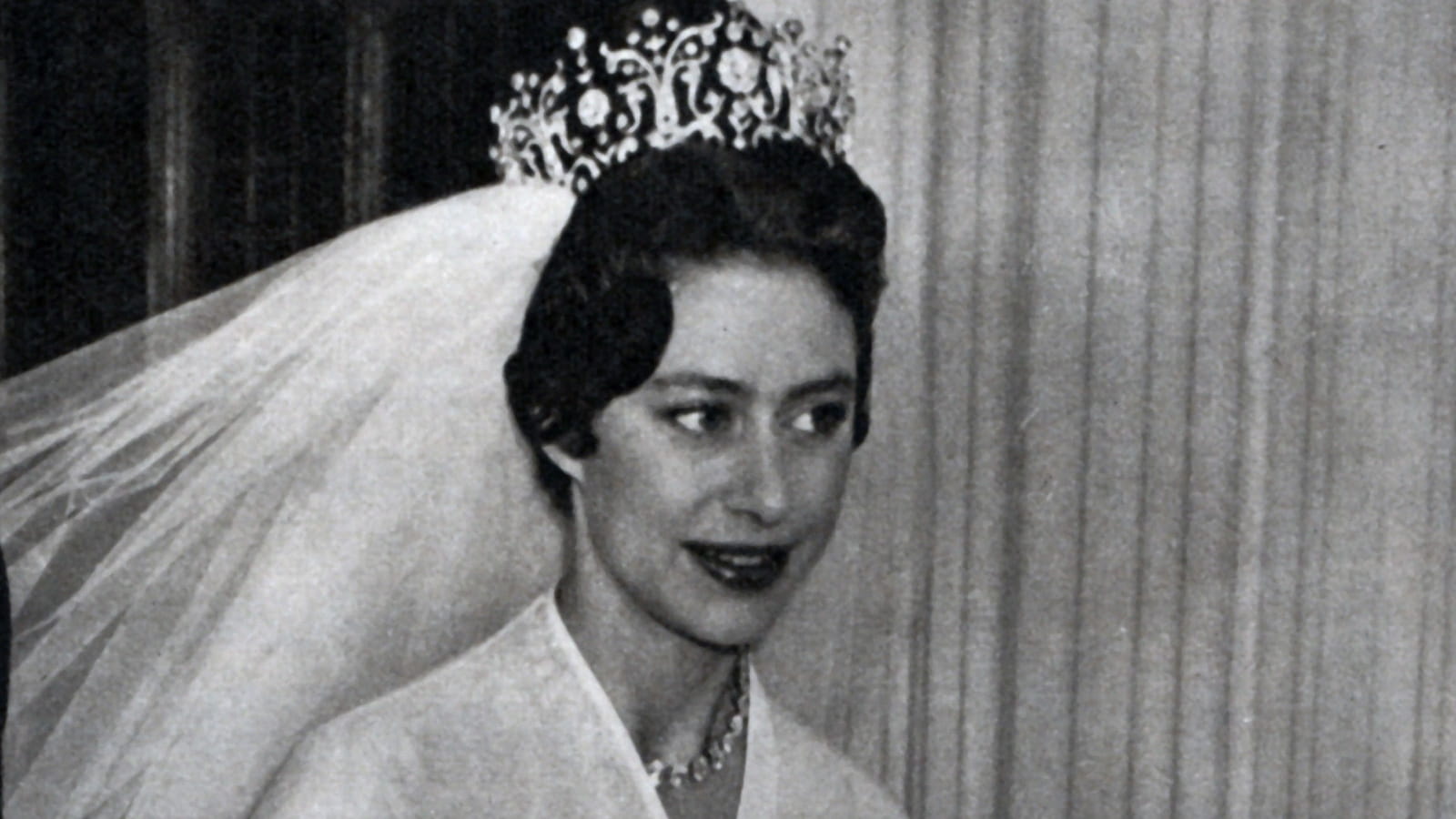 La coiffure de mariée de la Princesse Margaret