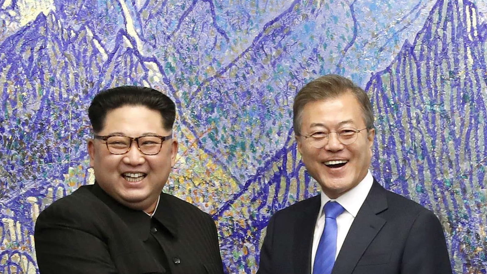 Moon Jae-In et Kim Jong-Un