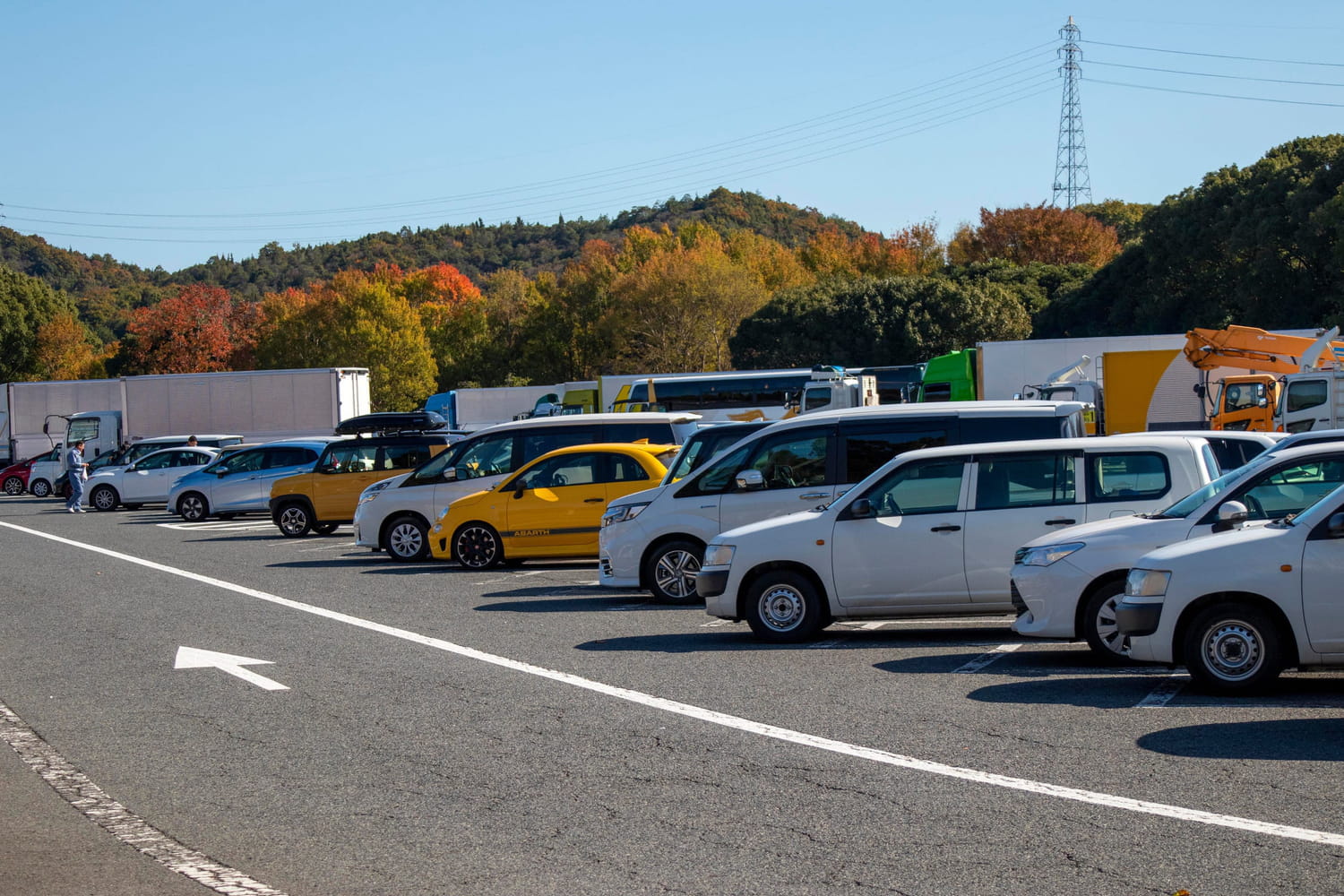 The busiest highway area in France hides its game well