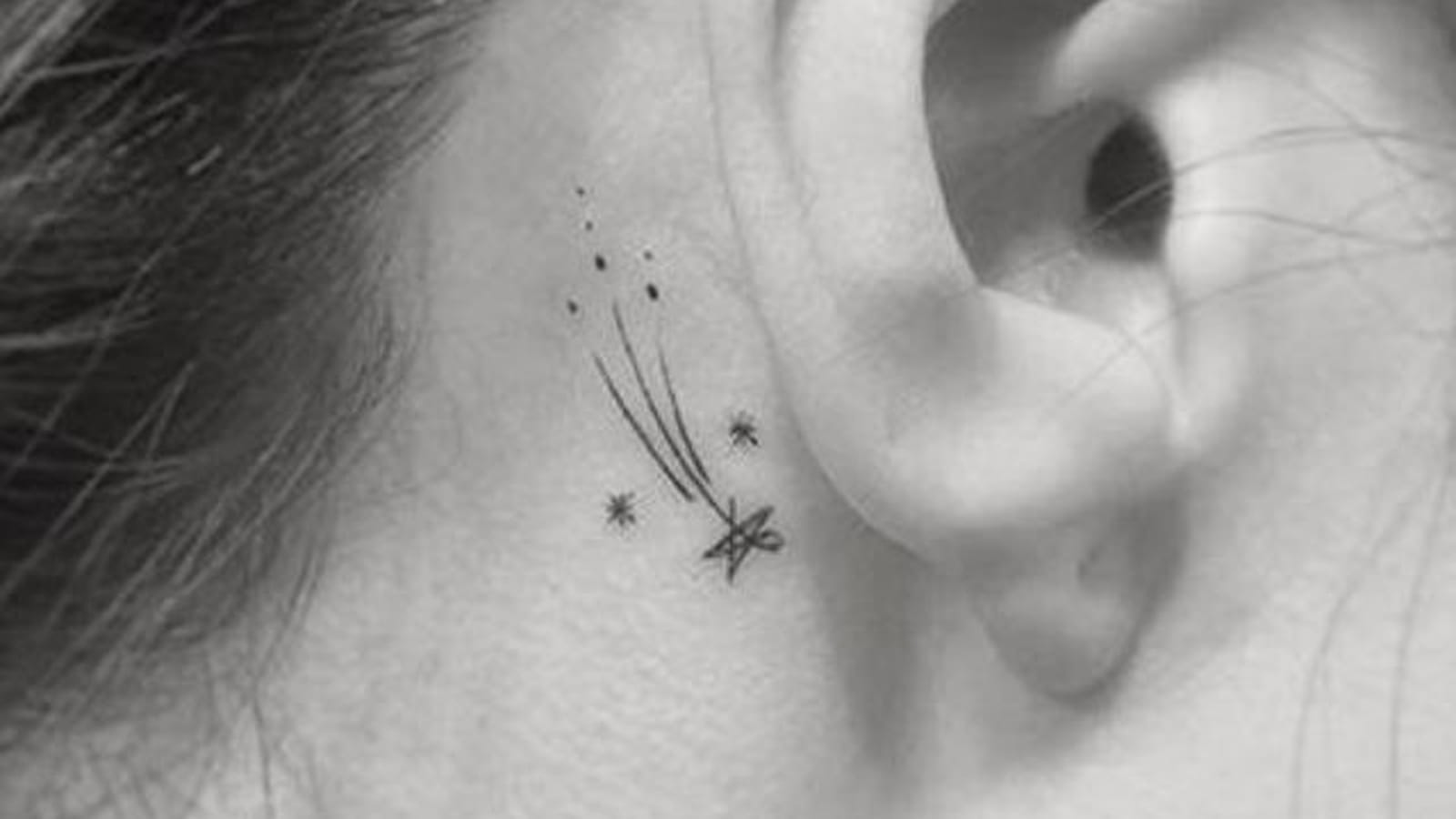 Etoile filante derrière l'oreille