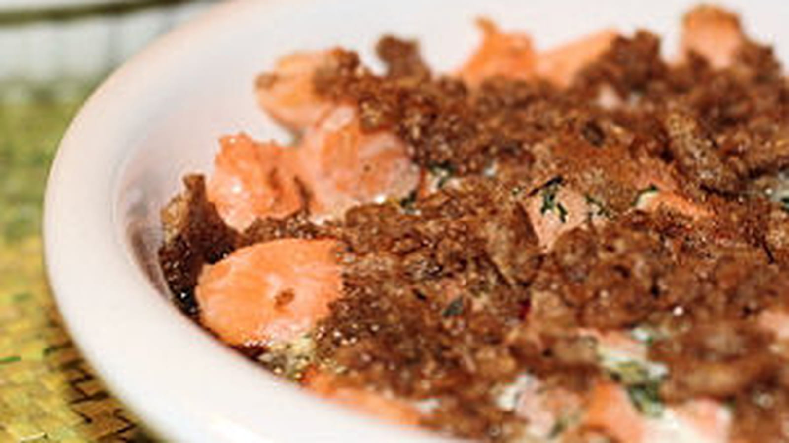 Crumble au saumon