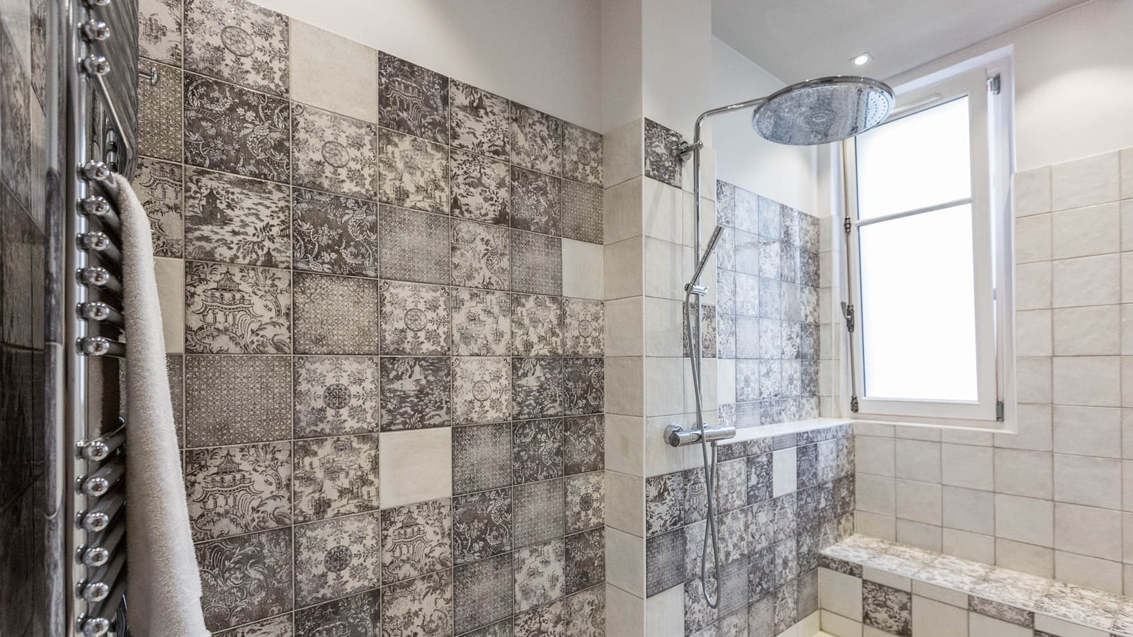 Douche à l'italienne