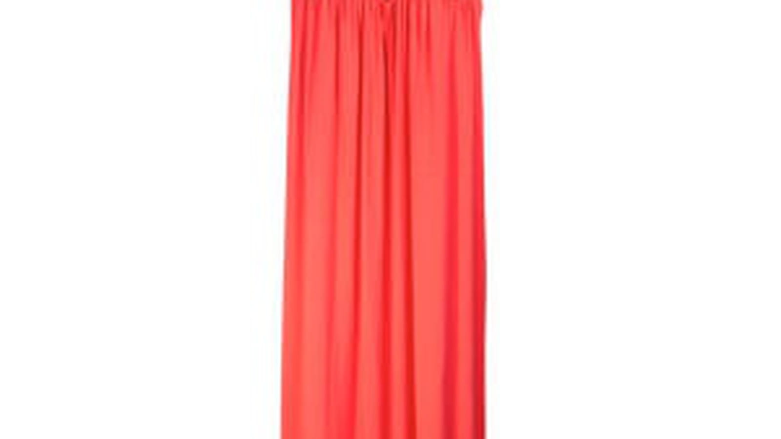 Robe longue corail de Jus D'Orange