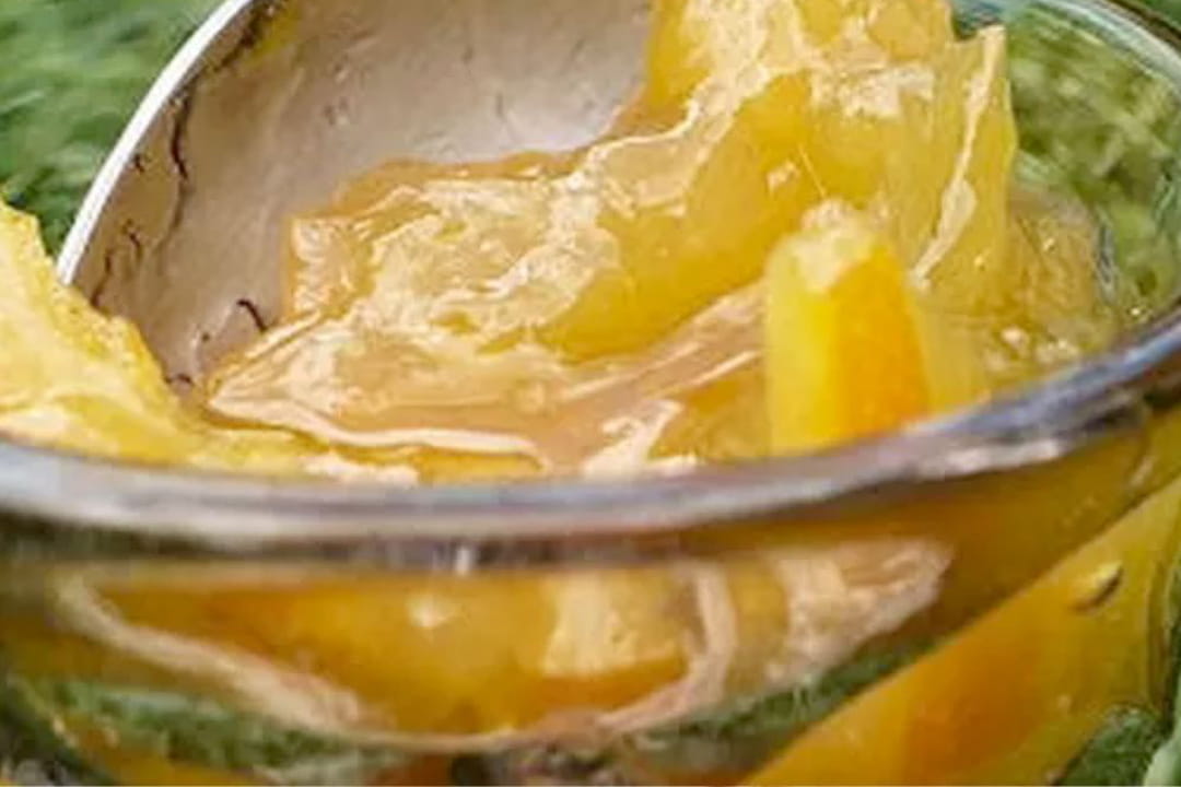 Confiture de rhubarbe aux oranges