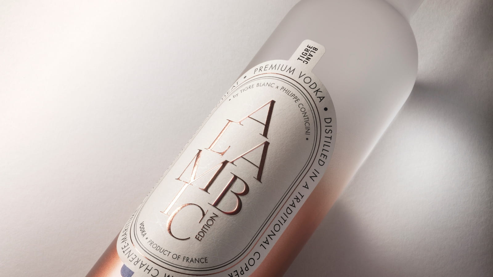 La vodka de Tigre Blanc® et Philippe Conticini