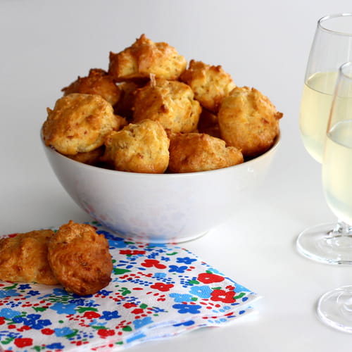 Gougères jambon et emmental