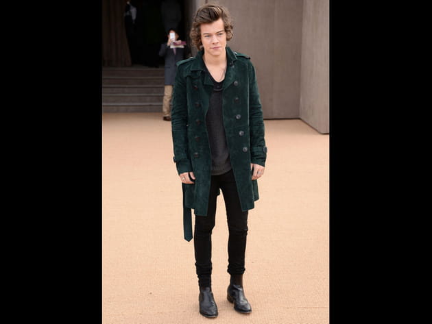 Harry Stiles au défilé Burberry Prorsum