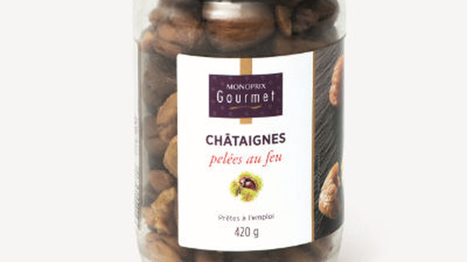 Châtaignes pelées Monoprix Gourmet 